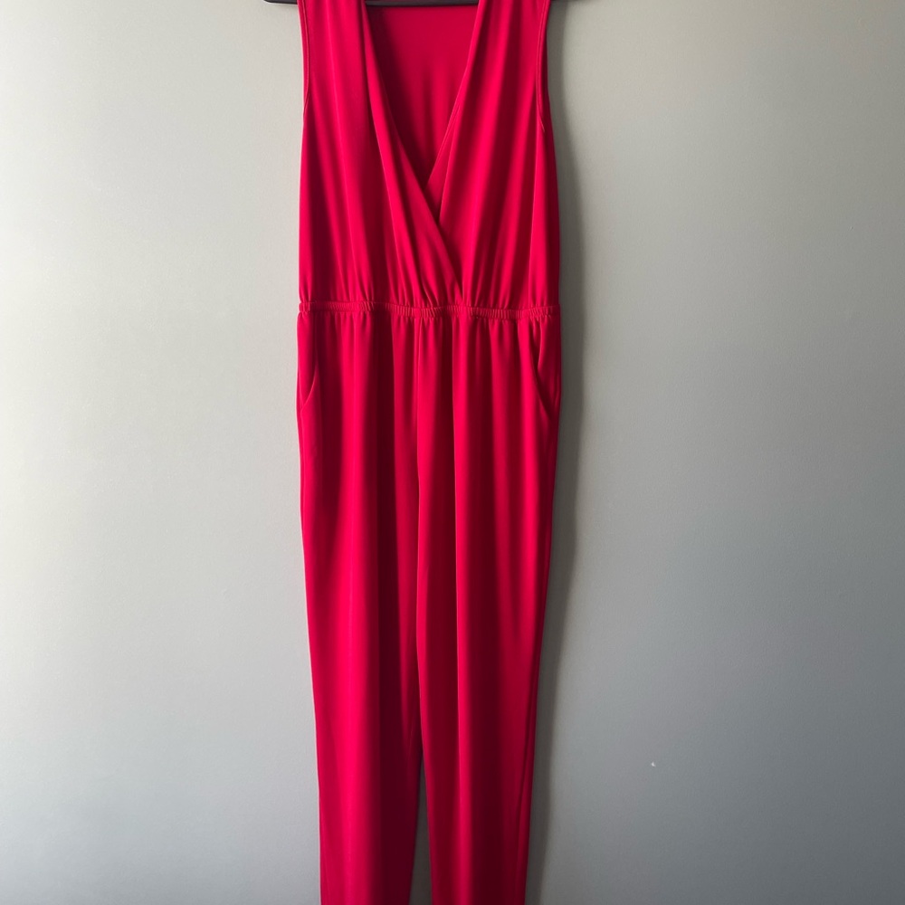 Elegant Red Jumpsuit